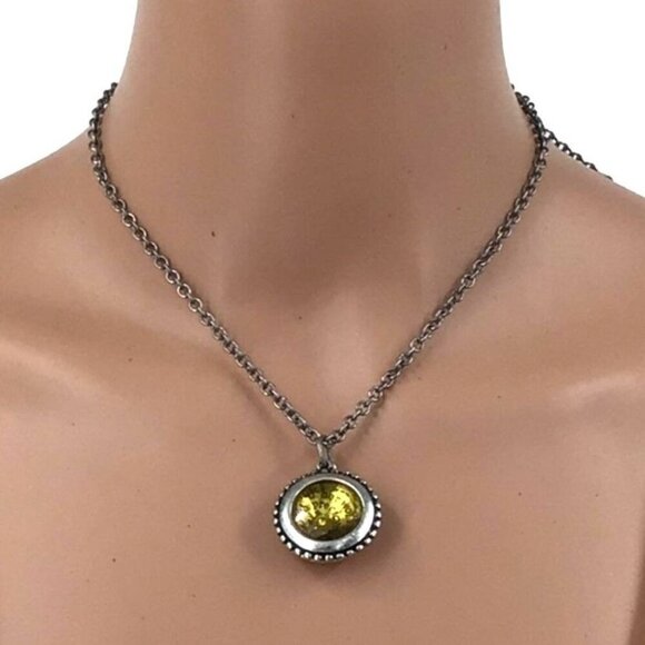 Premier Designs Proverbs 31:10 Rhinestone Necklace Brushed Silver Tone - Picture 1 of 4
